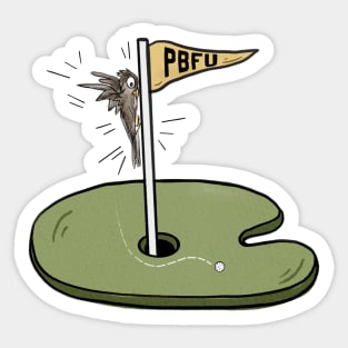 Post Birdie F*** Up Sticker